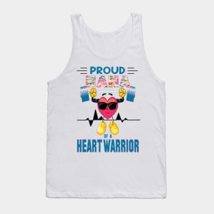 Proud nana of a heart warrior.. CHD awareness gift Tank Top